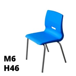 [%Ean%]-1_SD.ST.4GF.M6.BL-arredaLAB-SEDUTA SALICE h46cm, struttura grigia, seduta blu SD.ST.4GF.M6.BL