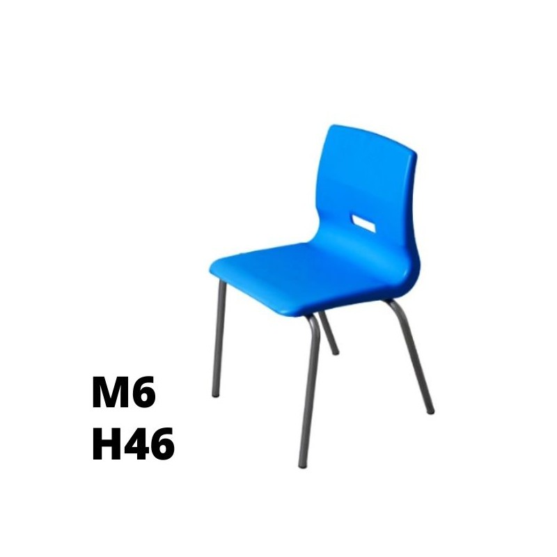 [%Ean%]-1_SD.ST.4GF.M6.BL-arredaLAB-SEDUTA SALICE h46cm, struttura grigia, seduta blu SD.ST.4GF.M6.BL