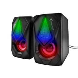 Techmade Multimedia SpeakerGaming LED USB+Jack 3.5mm 3 Colors