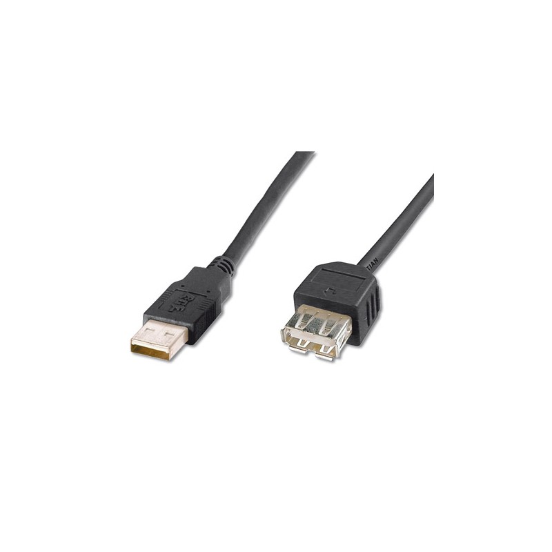 [%Ean%]-1_PROLUSB2.01.8MT-CAVI-CAVO PROLUNGA USB 1.8MT BLACK M/F