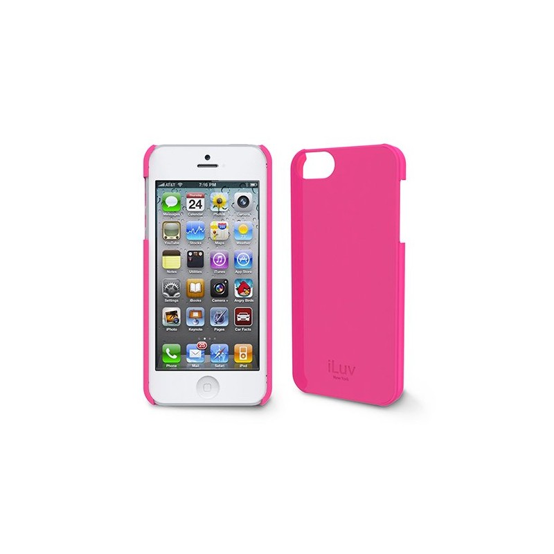[%Ean%]-1_ILUICA7H305PNK-ILUV-COVER ILUV OVERLAY PINK ICA7H305PNK PER IPHONE 5 - 5S - SE