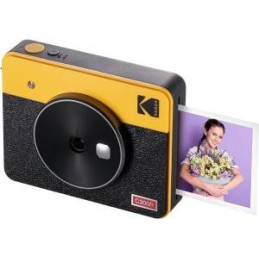 Kodak Mini Shot 3 Retro C300R Fotocamera Istantanea +60 Fogli Yellow