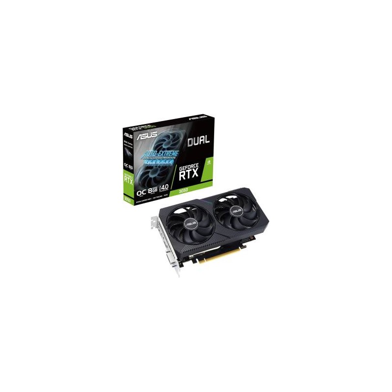 Asus Scheda Video NVidia Dual GeForce RTX3050 V2 OC 1852MHz 8GB GDDR6