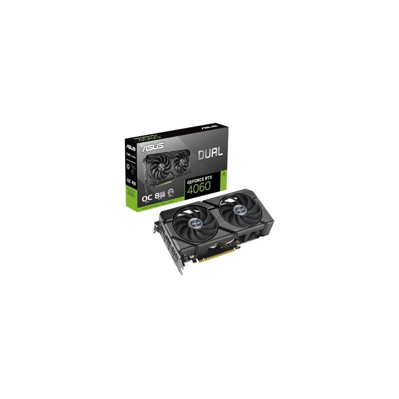 Asus Scheda Video NVidia Dual GeForce RTX4060 OC 2535MHz 8GB GDDR6