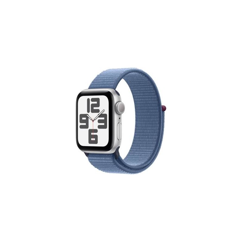 Apple Watch SE 2023 40mm Aluminium Silver Sport Loop Winter Blue ITA MRE33QL/A