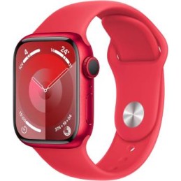 Apple Watch Serie 9 41mm Aluminium (PRODUCT)Red Sport Band (PRODUCT)Red M/L MRXH3QL/A