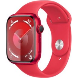 Apple Watch Serie 9 45mm Aluminium (PRODUCT)Red Sport Band (PRODUCT)Red M/L MRXK3QL/A