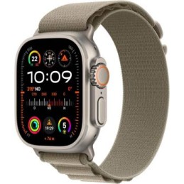 Apple Watch Ultra2 Cell 49mm Titanium Alpine Loop Olive S ITA MREX3TY/A