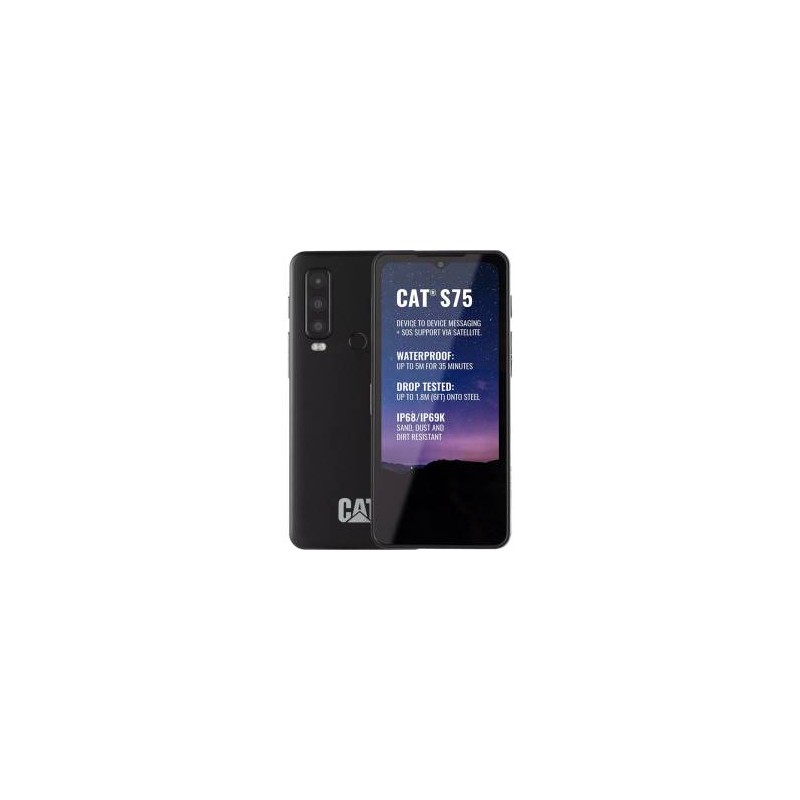 CAT S75 6+128GB 6.6" 5G/Satellite Black