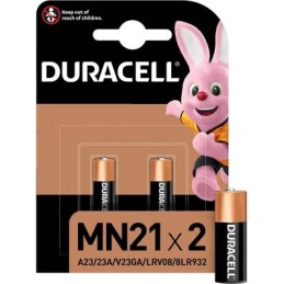 Duracell Batterie 12V MN21 A23/23A/V23GA/LRV08/8LR932 1Cnf/2pz