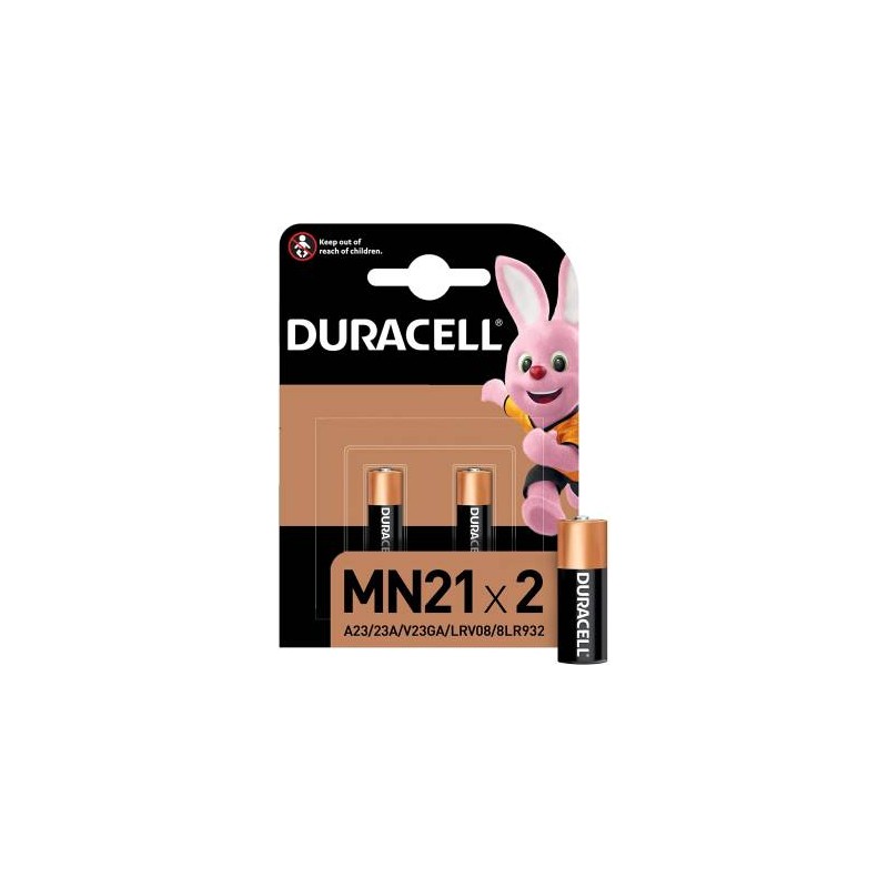 Duracell Batterie 12V MN21 A23/23A/V23GA/LRV08/8LR932 1Cnf/2pz