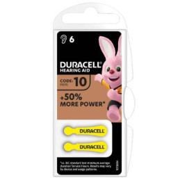 Duracell Batterie AcusticheMedical ActiveAir DA10 1Cnf/6pz