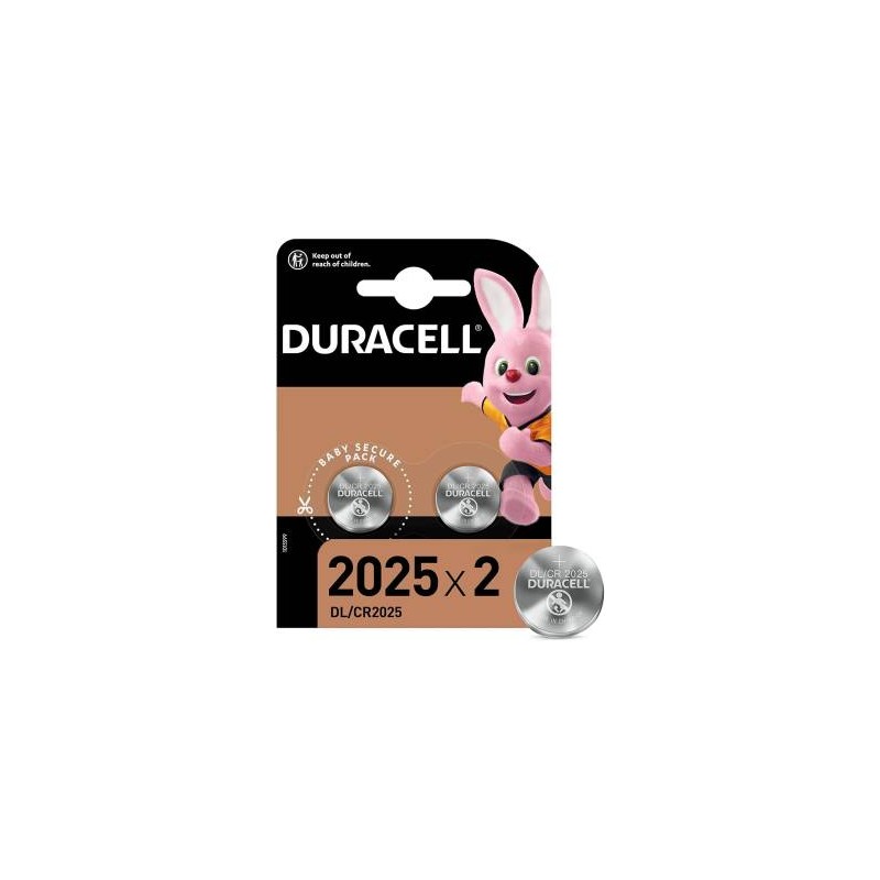 Duracell Batterie Bottone DL/CR2025 1Cnf/2pz