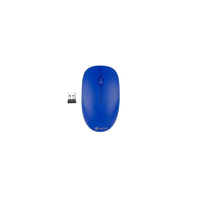 NGS Mouse Wireless Fog 1000dpi 2tasti Blue