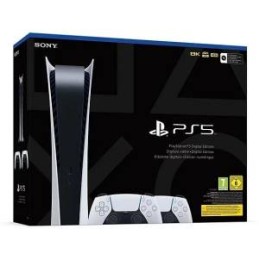 PS5 Console 1TB Digital Slim White +2 Dual Sense ITA