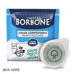 [%Ean%]-1_CFBCIA-BL-CAFFE'' BORBONE-CIALDE ESE 44MM CAFFE'' BORBONE MISCELA NOBILE (BLU) - BOX 120PZ