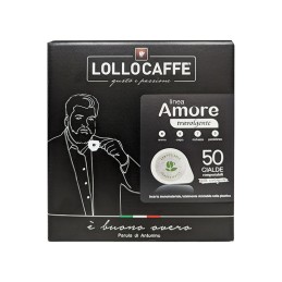[%Ean%]-1_LOLTRAVOLGENTE-LOLLO CAFFE''-LOLLO CAFFE` LINEA AMORE - GUSTO TRAVOLGENTE - CIALDE 44MM - BOX 50PZ